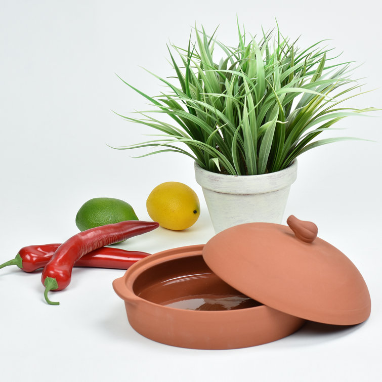 August Grove® Terra Cotta Garlic Roaster Wayfair